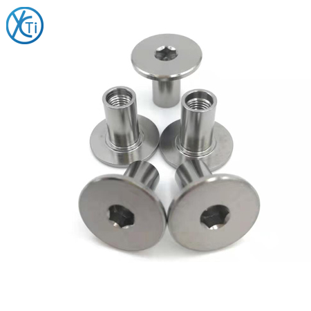 Titanium Flat Head Nut Hex Socket Nut